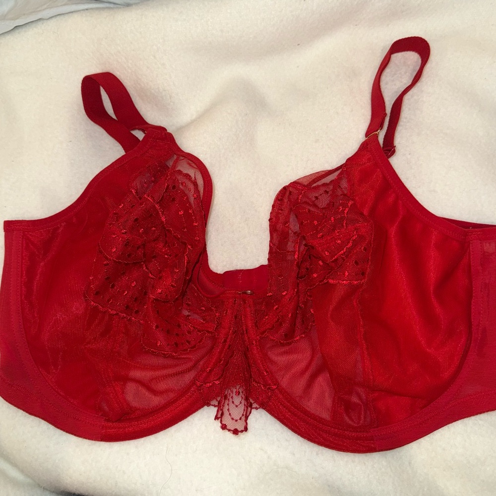 Elomi Priya 42I unlined underwire 3-part cup full figure bra $72 NWOT - Picture 3 of 14